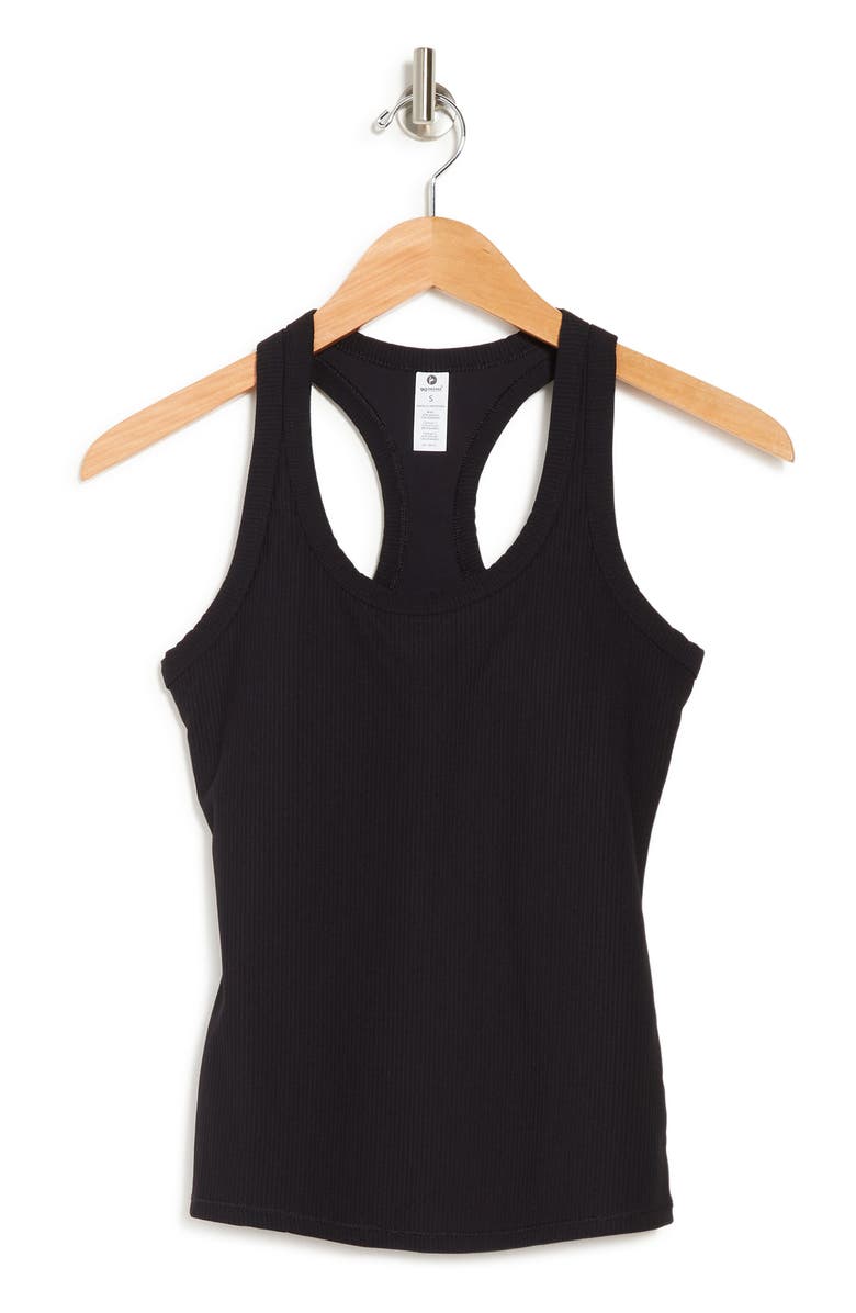 90 DEGREE BY REFLEX Ribbed Racerback Tank Top, Alternate, color,