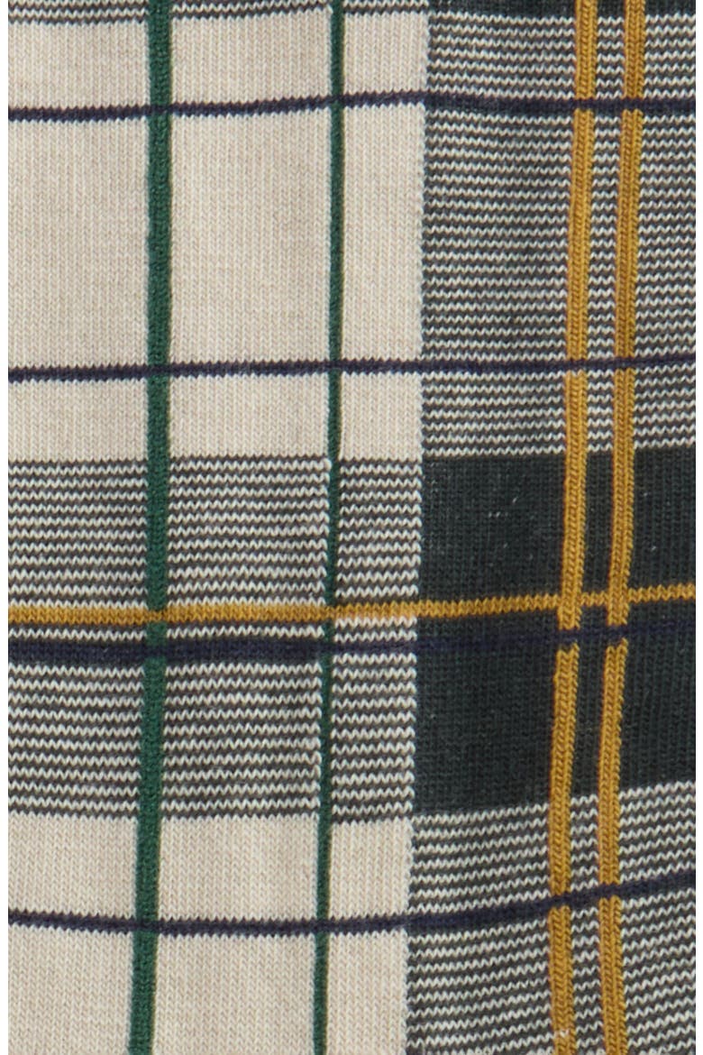 Blyth Plaid Cotton Blend Socks, Alternate, color, ANCIENT TARTAN