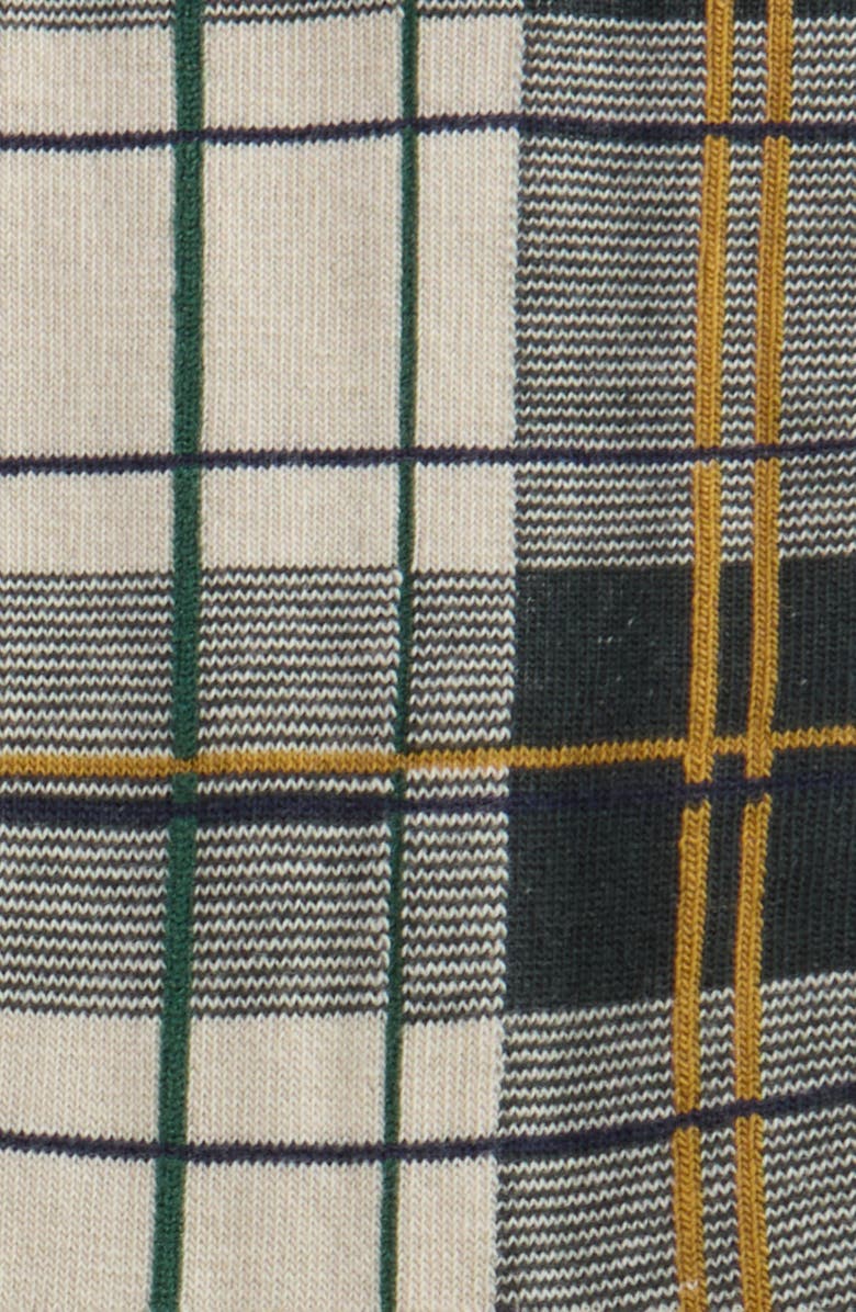 Barbour Blyth Plaid Cotton Blend Socks, Alternate, color, Ancient Tartan