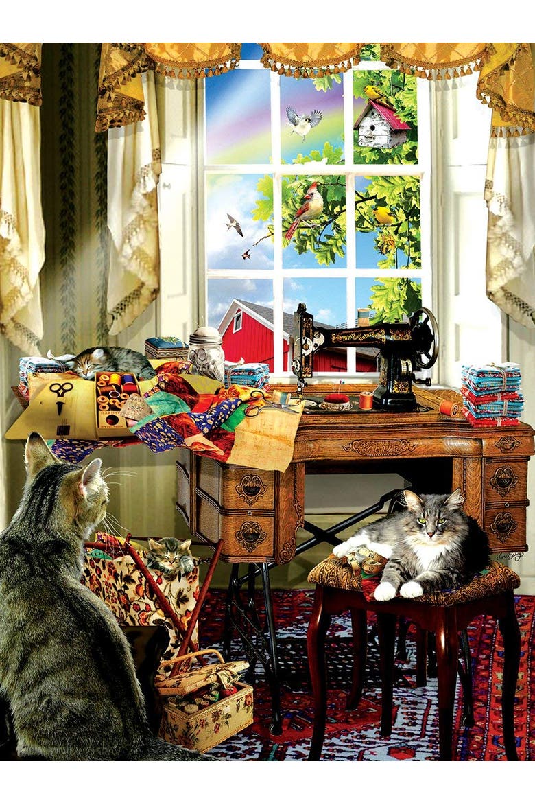 The Sewing Room 1000 piece Jigsaw Puzzle for Adults, Alternate, color, Multicolor