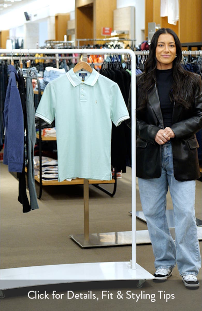 Kids' Tipped Cotton Piqué Polo, sales video thumbnail