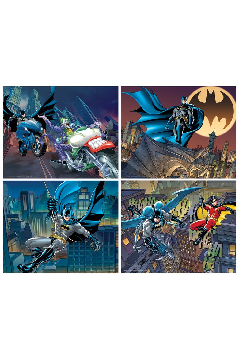 Batman 100pc Puzzles 4-Pack, Alternate, color, Multicolor