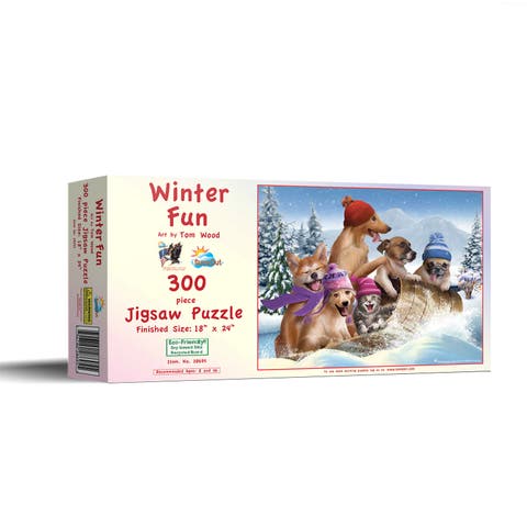 Winter Fun 300 piece Jigsaw Puzzle for Adults