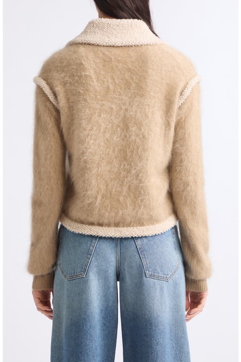 Grizzly Frankie Cashmere Jacket, Alternate, color, CAMEL