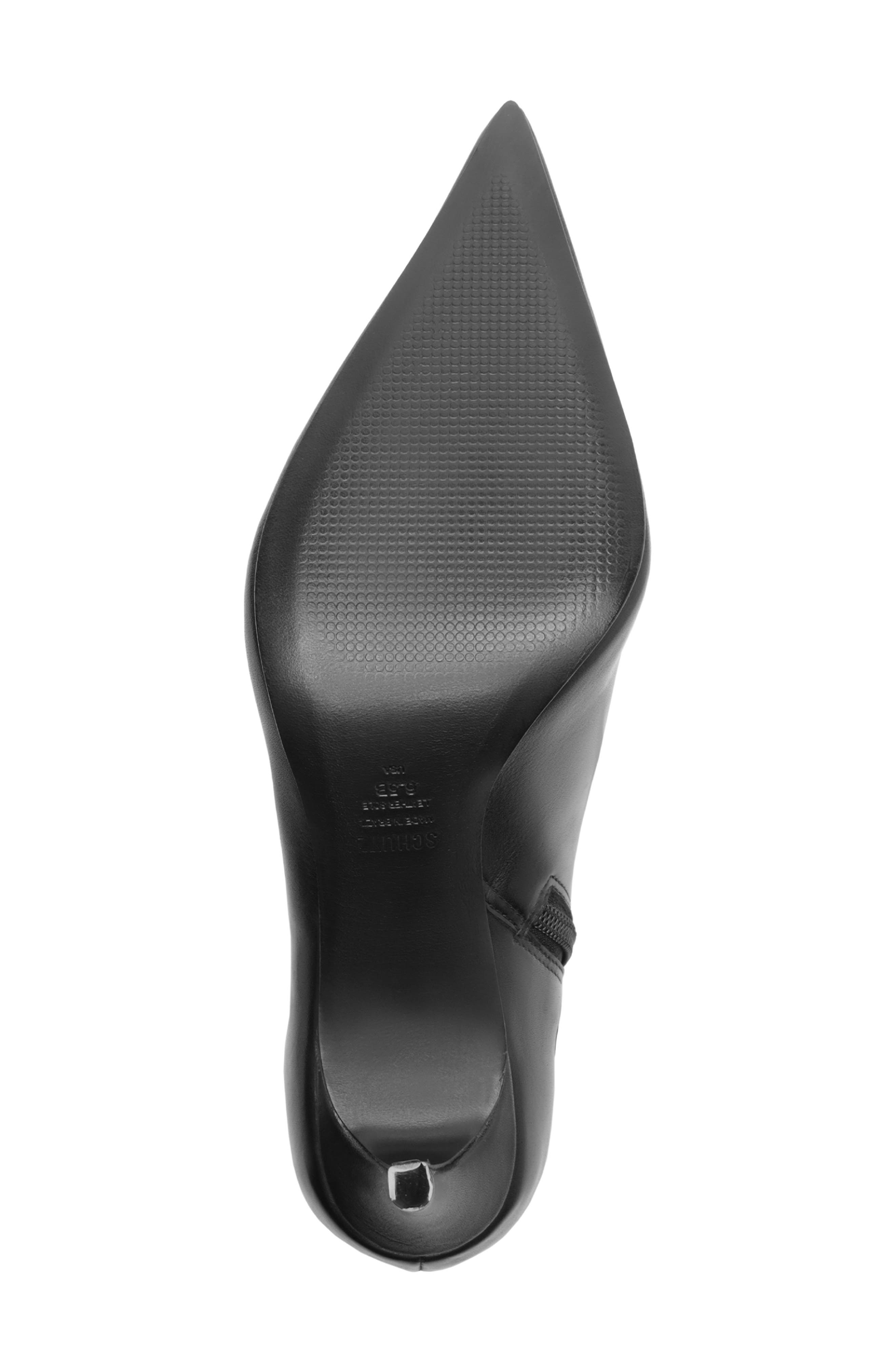 Ophelia Pointed Toe Bootie, Alternate, color, BLACK