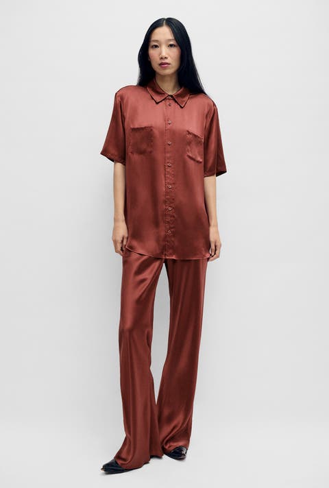 SHORT SLEEVE BOYFRIEND SHIRT 2.0 CANYON