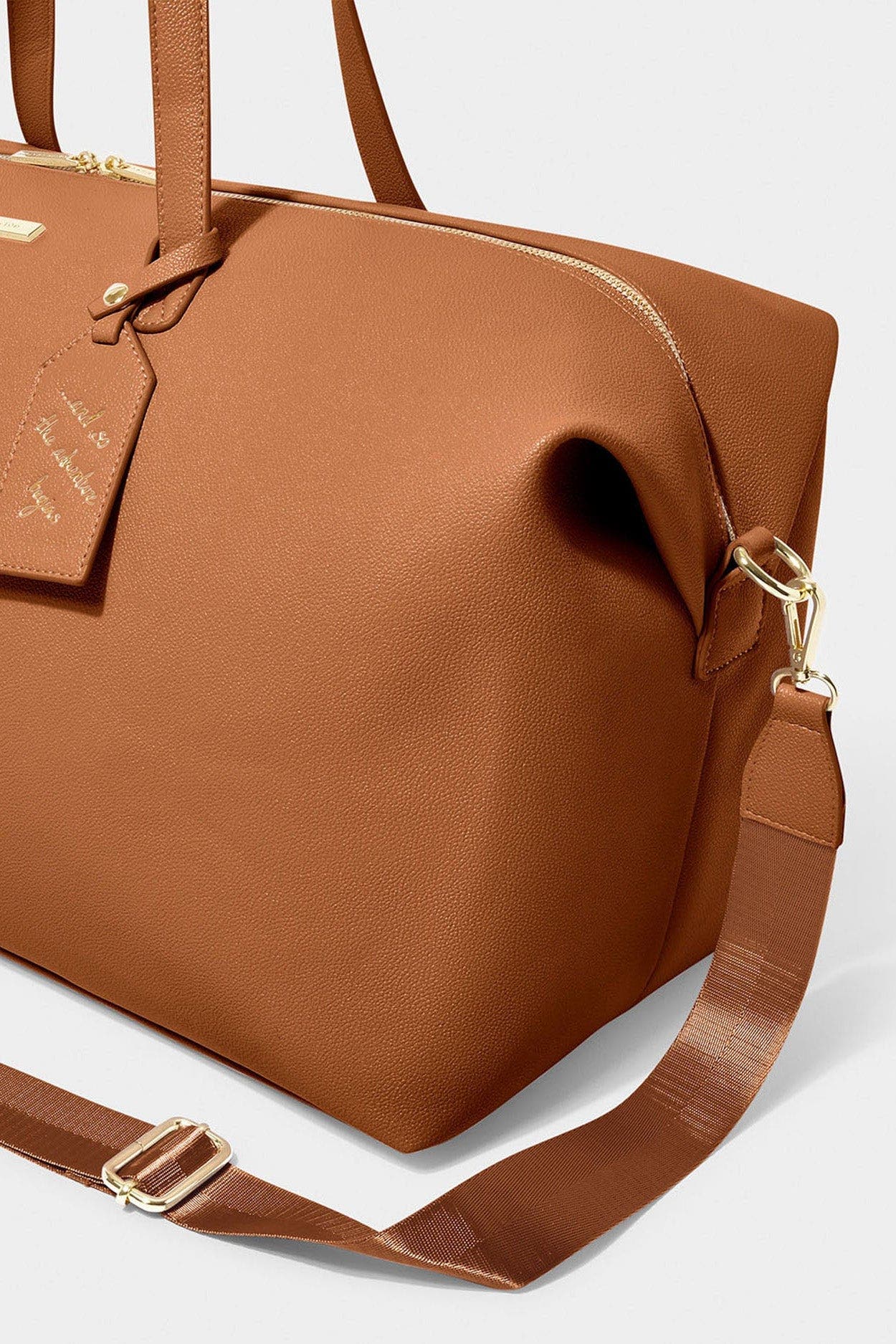 Weekender Carryall Bag, Alternate, color, Cognac