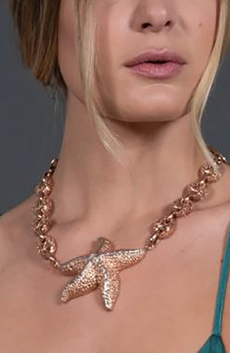 Samantha Siu - New York Under the Sea Necklace, Alternate, color, Abalone Shell