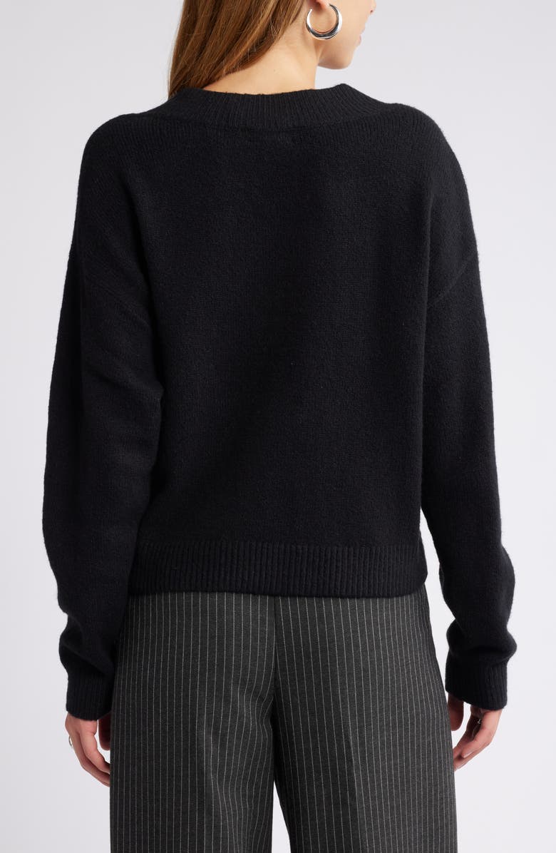 Open Edit V-Neck Sweater, Alternate, color,