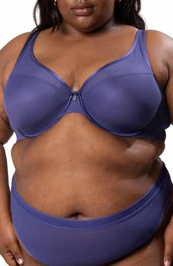Sheer Mesh Plunge T-Shirt Bra