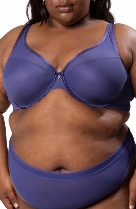 Sheer Mesh Plunge T-Shirt Bra