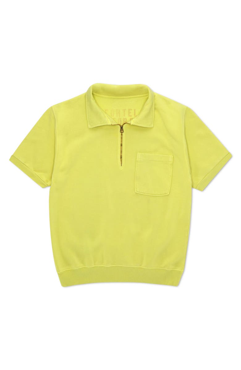 Fortela Yale Short Sleeve Sweatshirt, Main, color, Yellow
