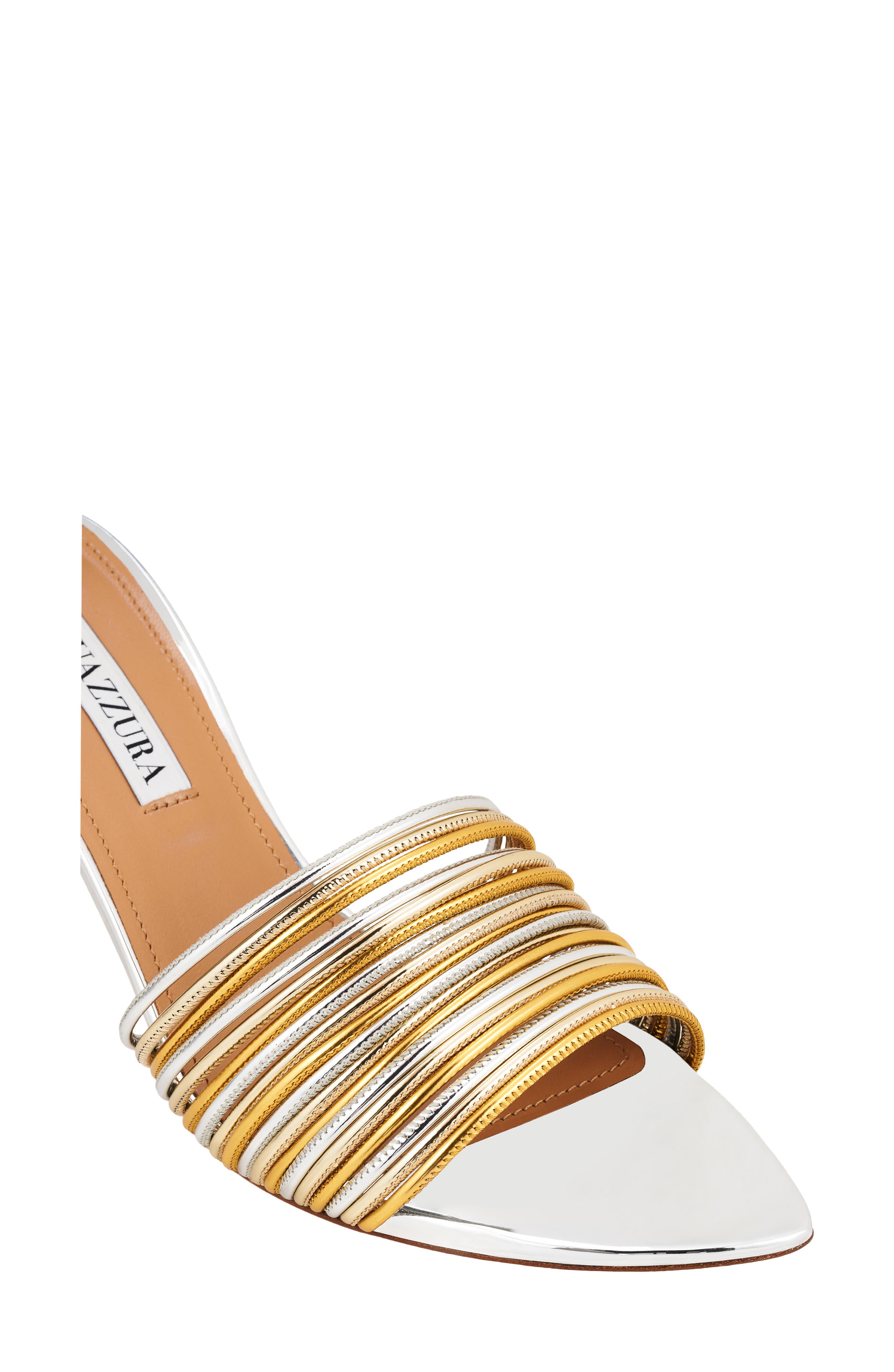 Aquazzura Rendez Vous Slide Sandal, Alternate, color, 
