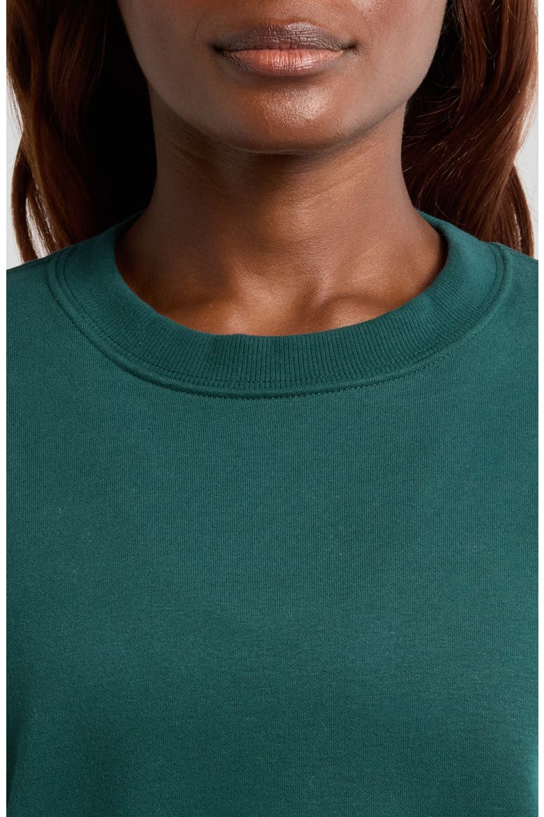 Solstice Oversize Cotton Blend Sweatshirt, Alternate, color, DARK SPRUCE GREEN