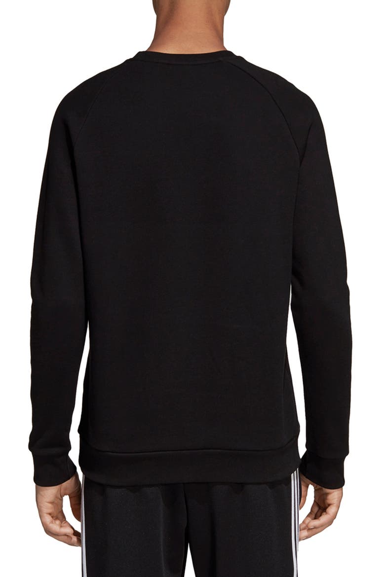 Essential Crewneck Sweatshirt, Alternate, color, BLACK