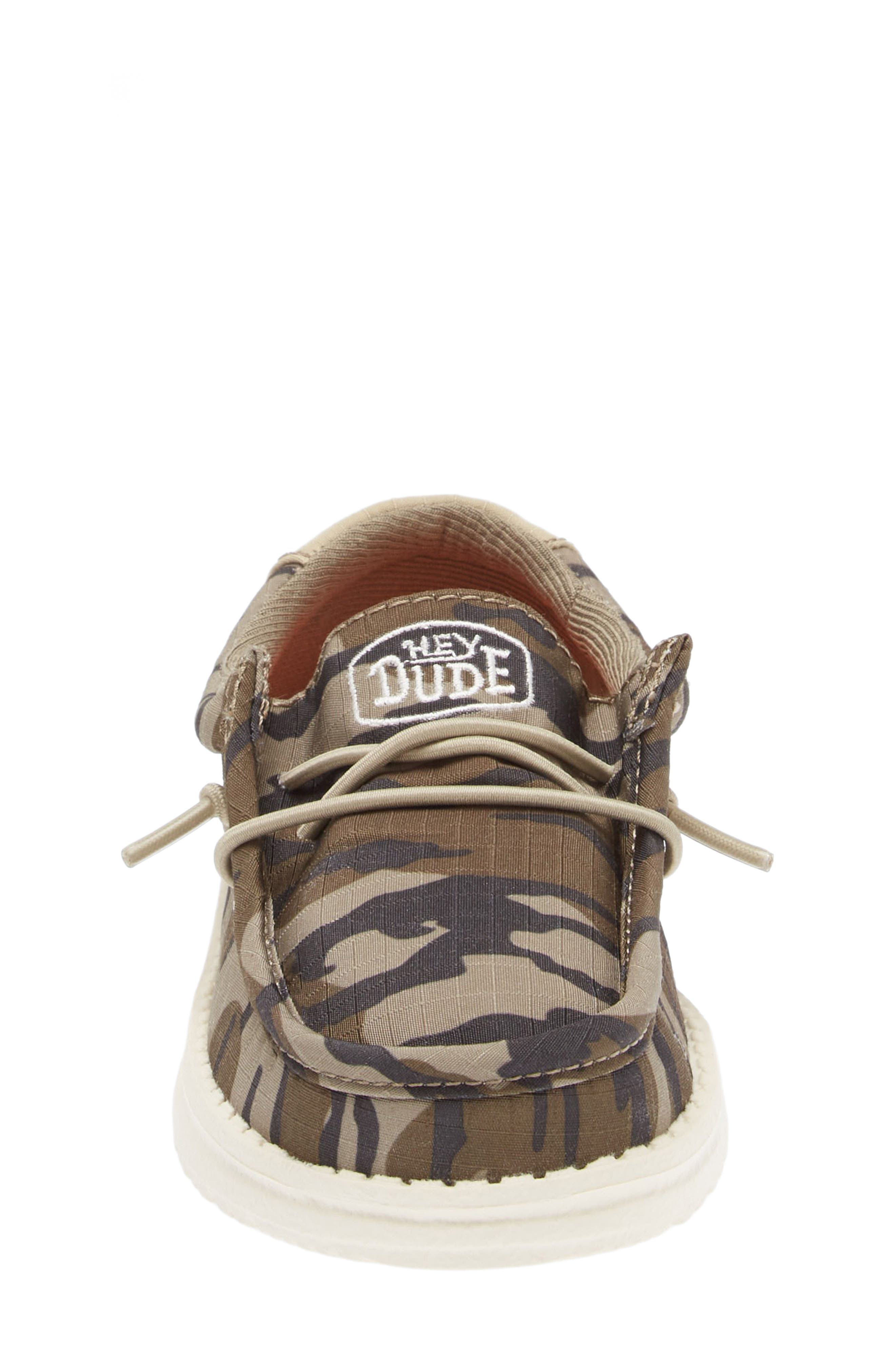 Hey Dude Kids
 Wally Canvas Boat Shoe, Alternate, color, 