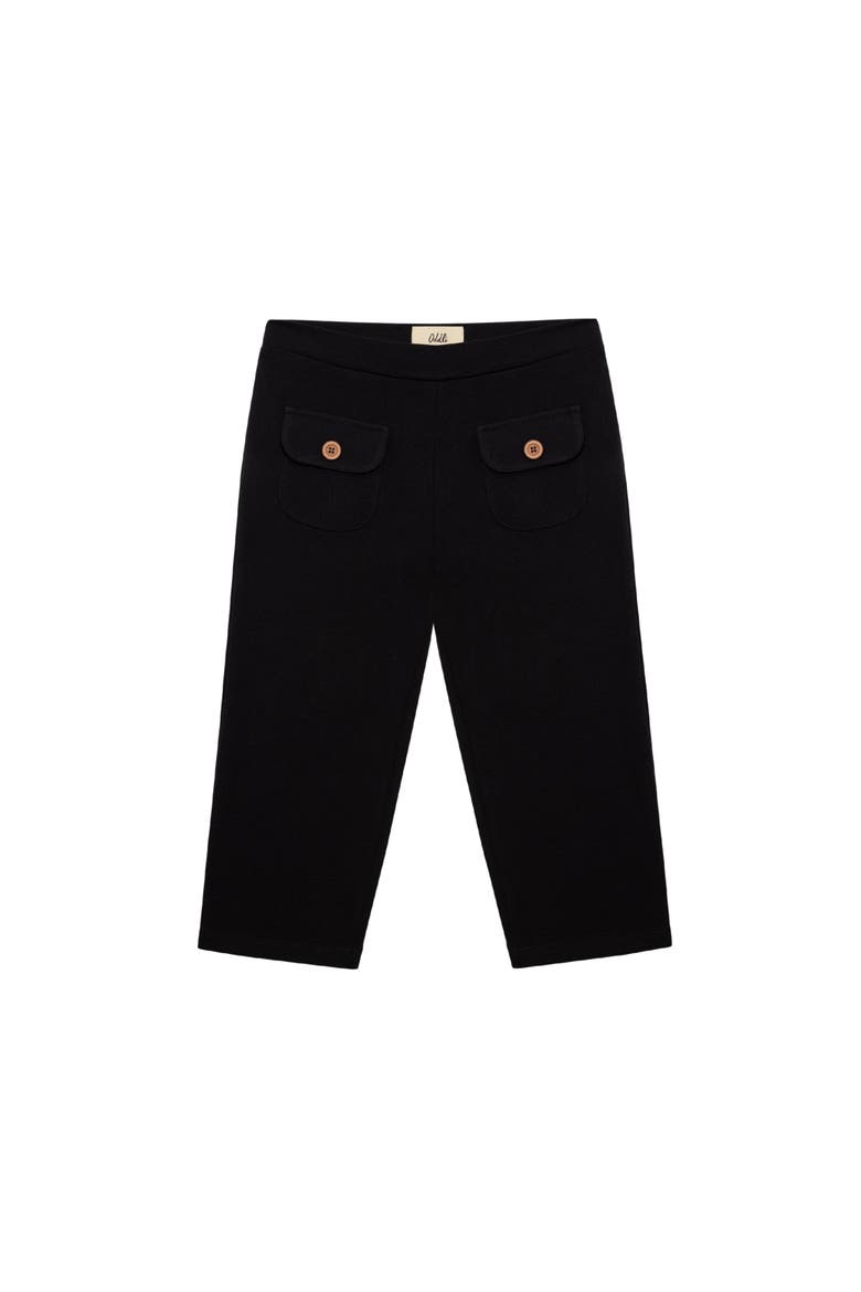 Button Capris, Main, color, Black
