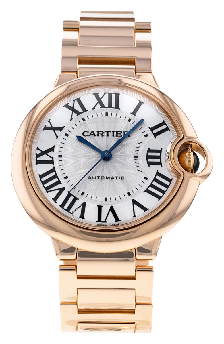 Watchfinder & Co. Cartier Preowned Ballon Bleu Bracelet Watch, 36mm, Main, color, 