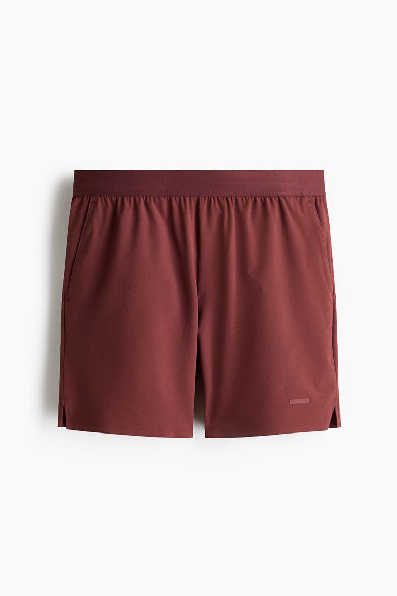 Regular-Fit Tennis Shorts With Drymove, Alternate, color, Brick red