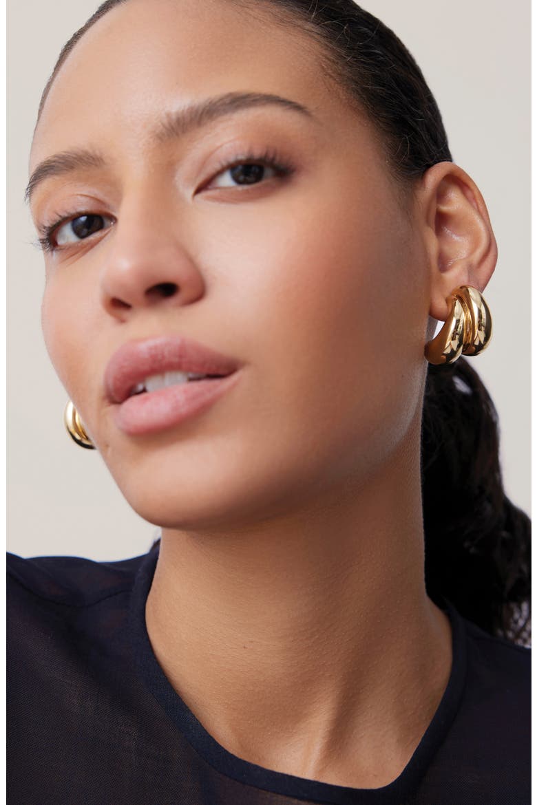 Orla Earrings, Alternate, color, HIGH POLISH GOLD