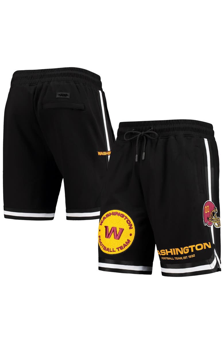 PRO STANDARD Men's Pro Standard Black Washington Football Team Core Logo Shorts, Main, color, Black