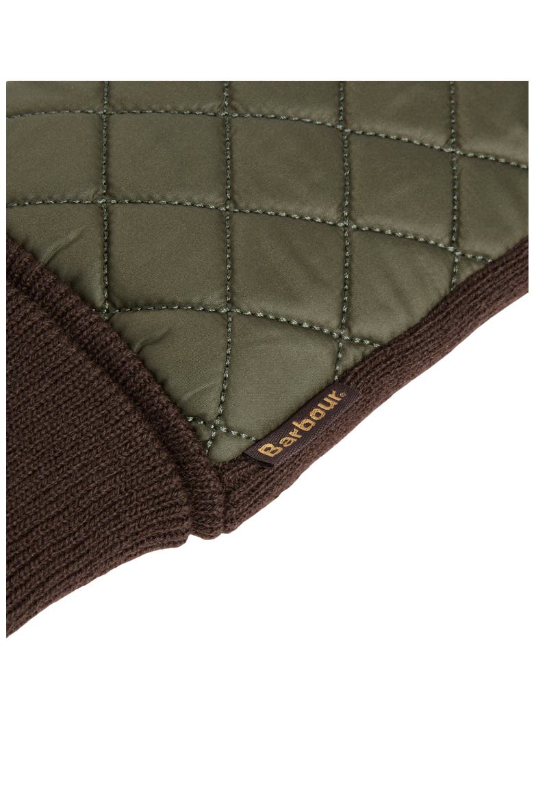 Magnus Quilted Gloves, Alternate, color, FOREST/ BROWN