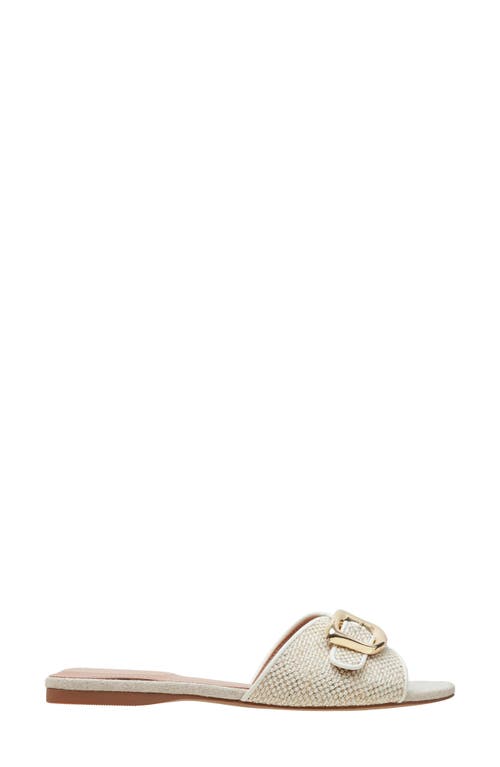 Shop Linea Paolo Leighton Slide Sandal In Natural/gold