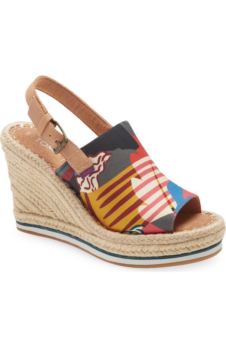 TOMS Monica Slingback Wedge, Main, color,