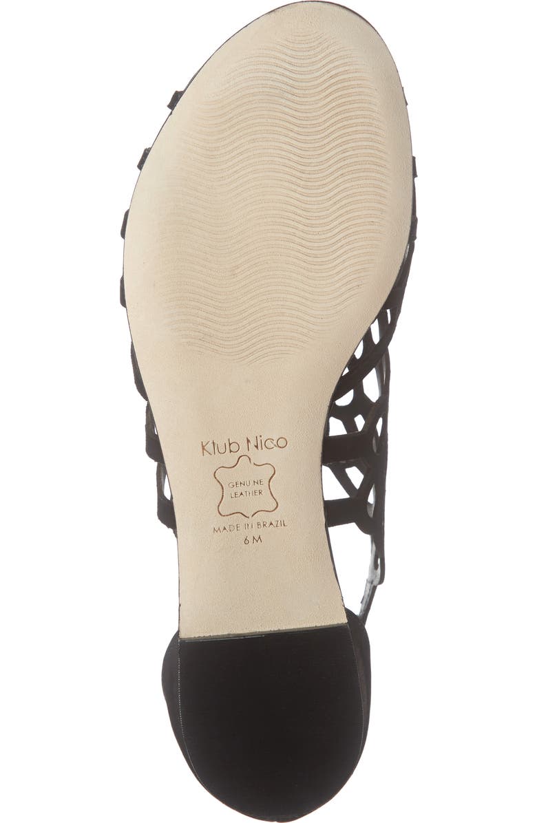 Klub Nico Jillie Cutout Sandal, Alternate, color,
