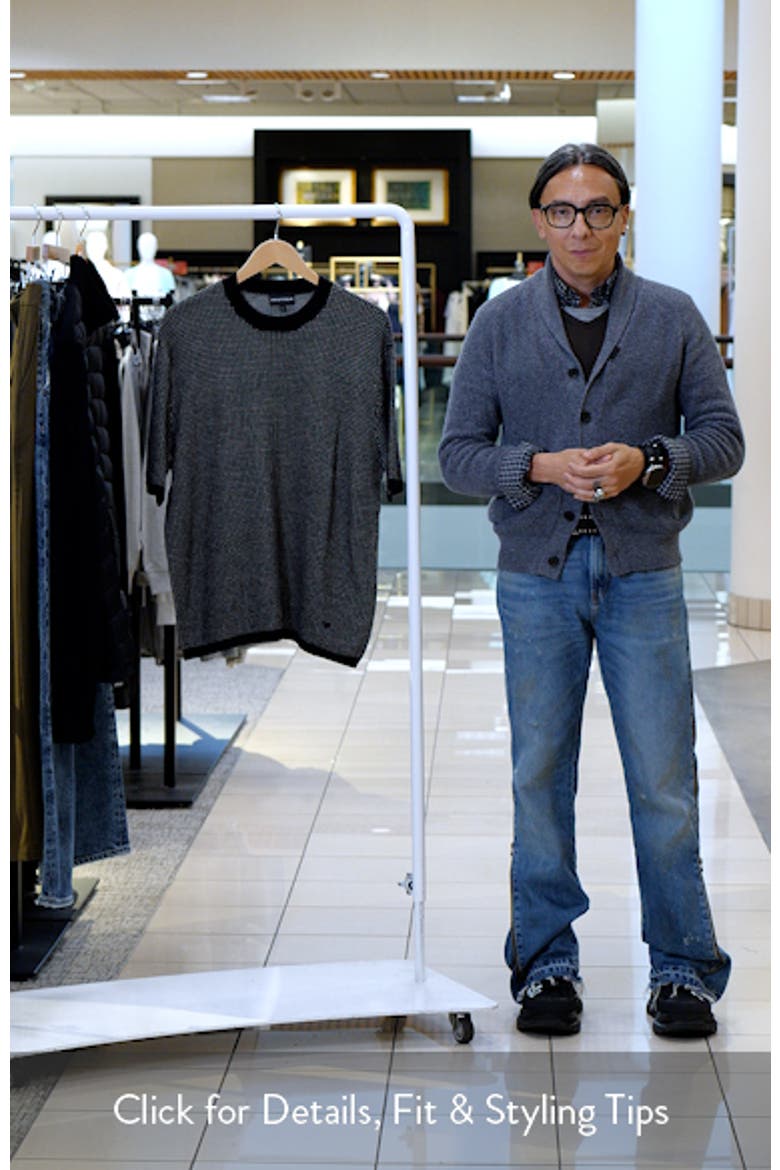 Short Sleeve Virgin Wool Sweater video