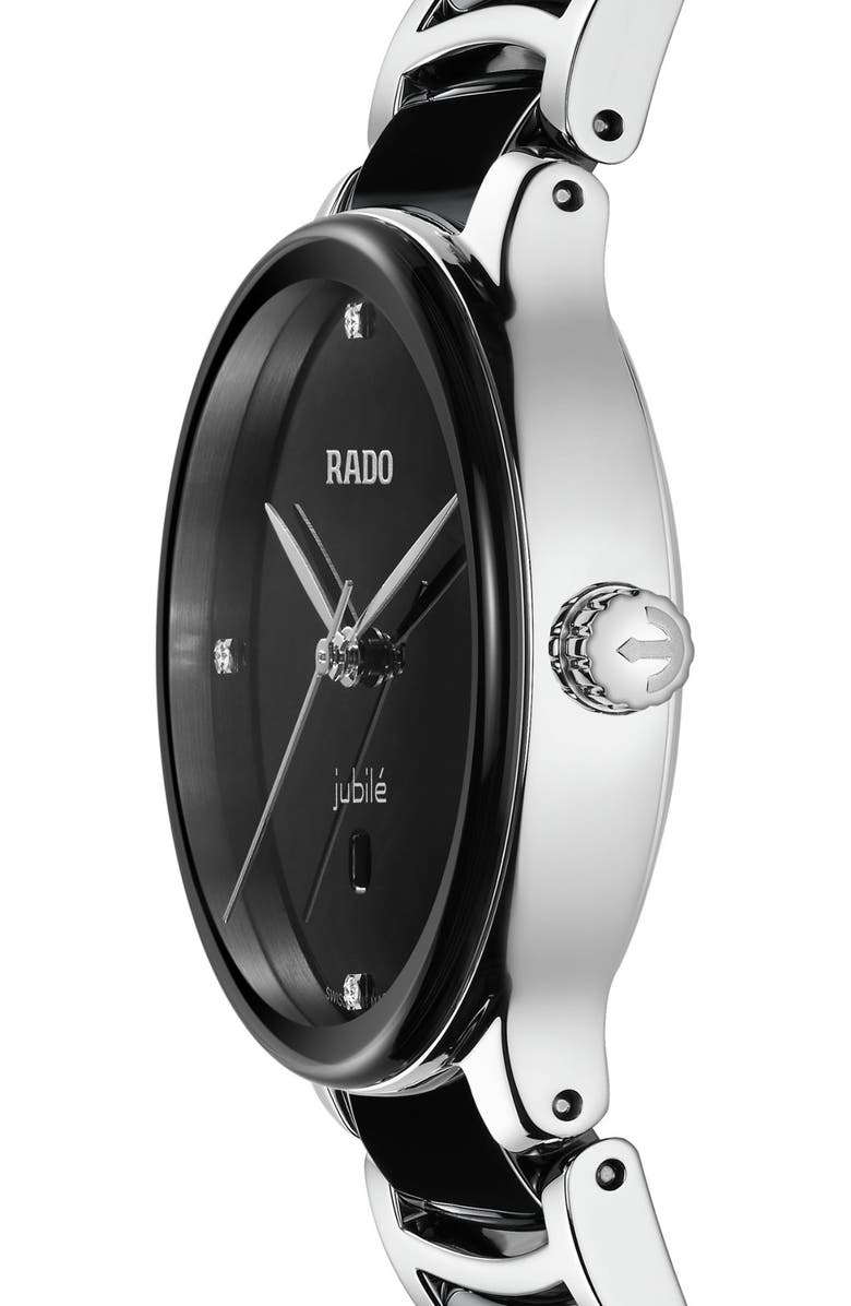 RADO Centrix Diamond Bracelet Watch, 30.5mm, Alternate, color,