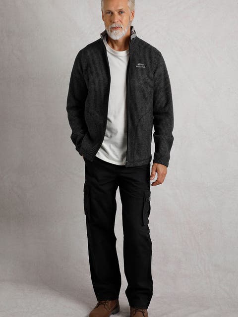 Shires Full Zip Grid Fleece