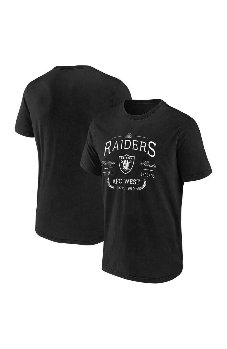 NFL X DARIUS RUCKER Men's NFL x Darius Rucker Collection by Fanatics Black Las Vegas Raiders T-Shirt, Alternate, color,