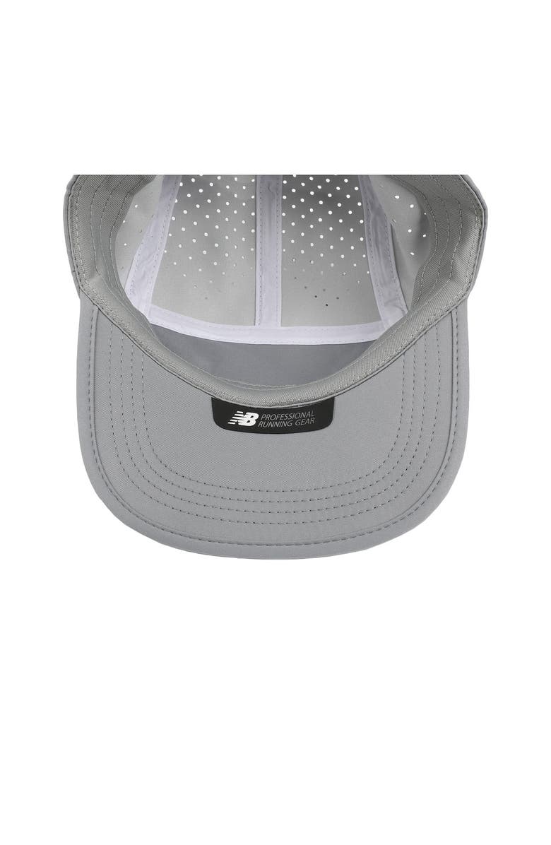New Balance 5-Panel Pro Run Adjustable Baseball Cap, Alternate, color, Slate