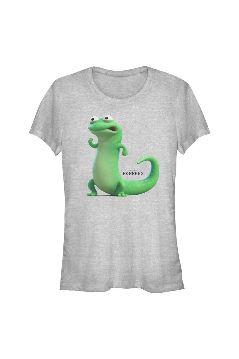 Junior's Hoppers Tom Lizard Angry Pose  Graphic T-Shirt, Main, color, Athletic Heather