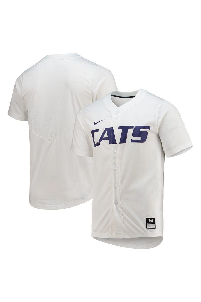 Men's Nike White Kansas State Wildcats Replica Baseball Jersey, Main, color, White
