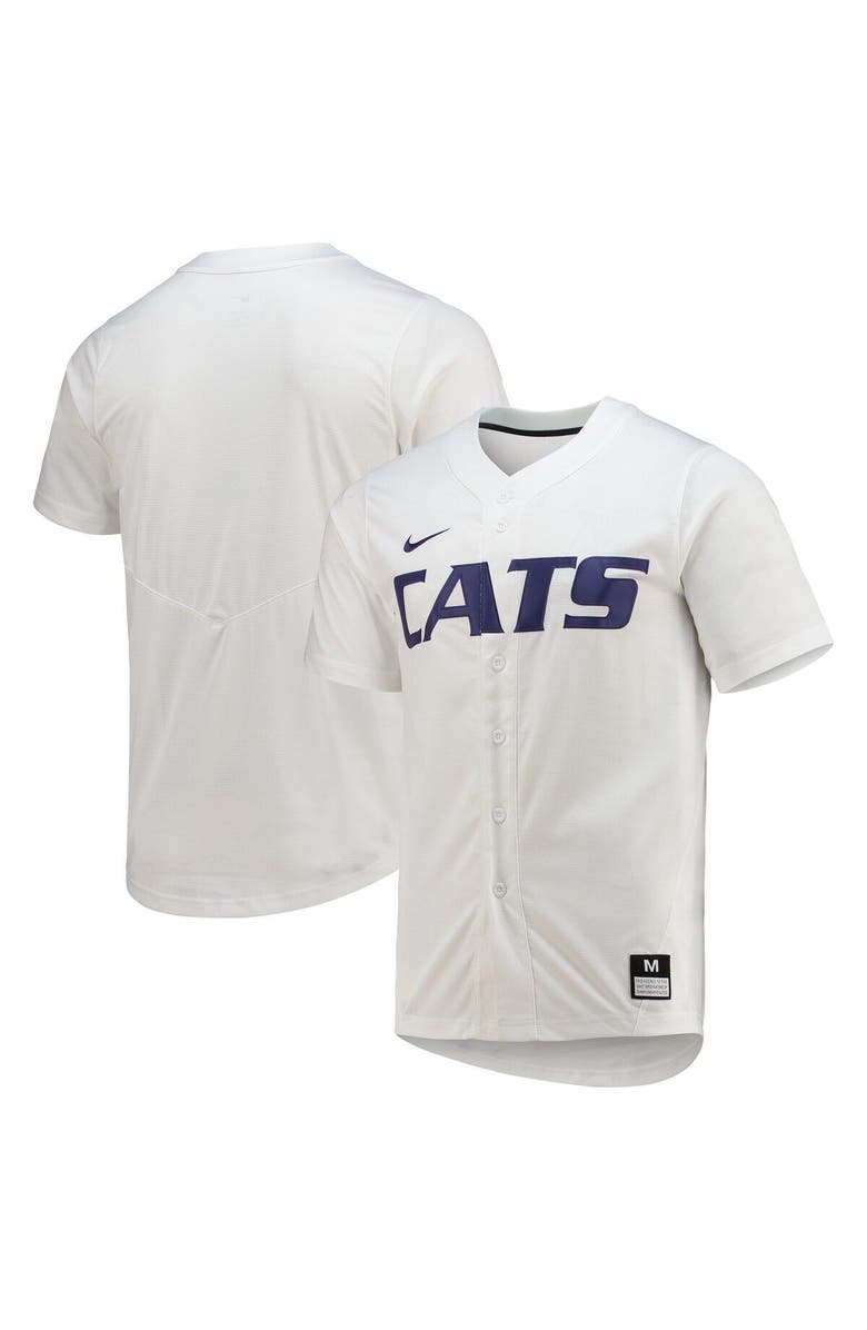 Nike Men's Nike White Kansas State Wildcats Replica Baseball Jersey, Main, color, White