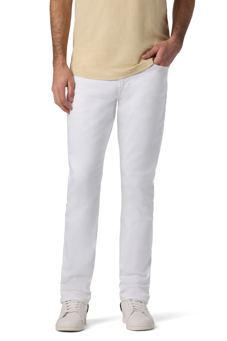 Blake Slim Straight Leg Jeans, Main, color, WHITE