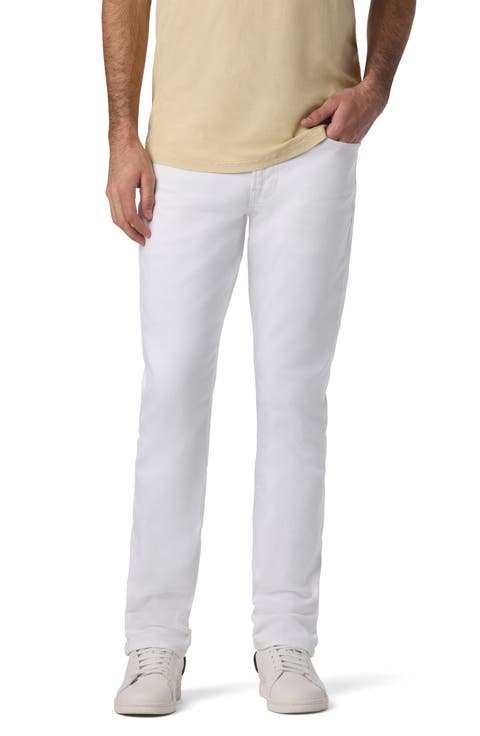 Blake Slim Straight Leg Jeans (White)