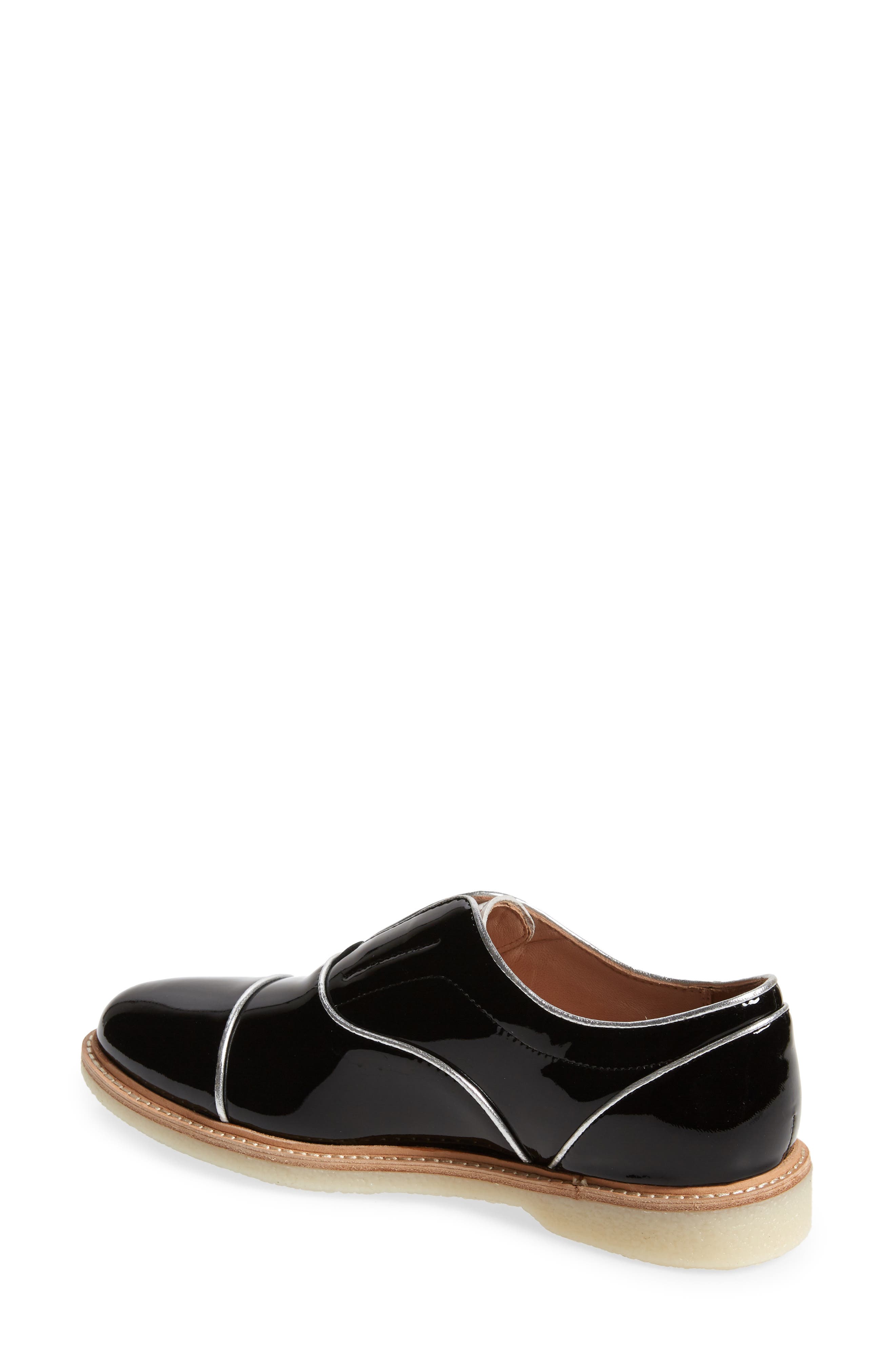 Johnston & Murphy Francine Laceless Slip-On Oxford, Alternate, color, 
