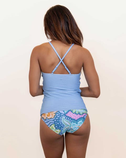 Flat Rib V-Neck Tankini