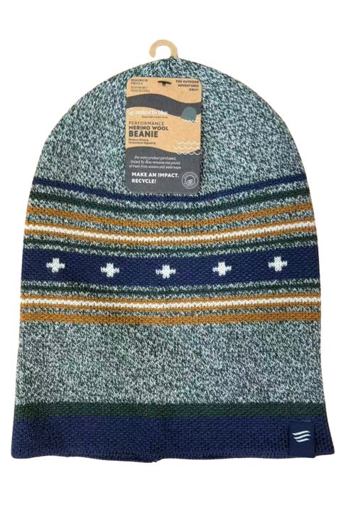 The Merino Wool Slouchy Modern Fair Isle Beanie