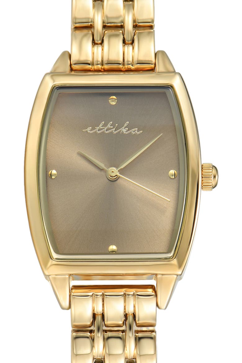 Shiitake Classic Quartz Bracelet Watch, 25mm x 37mm, Alternate, color, SHIITAKE AND GOLD