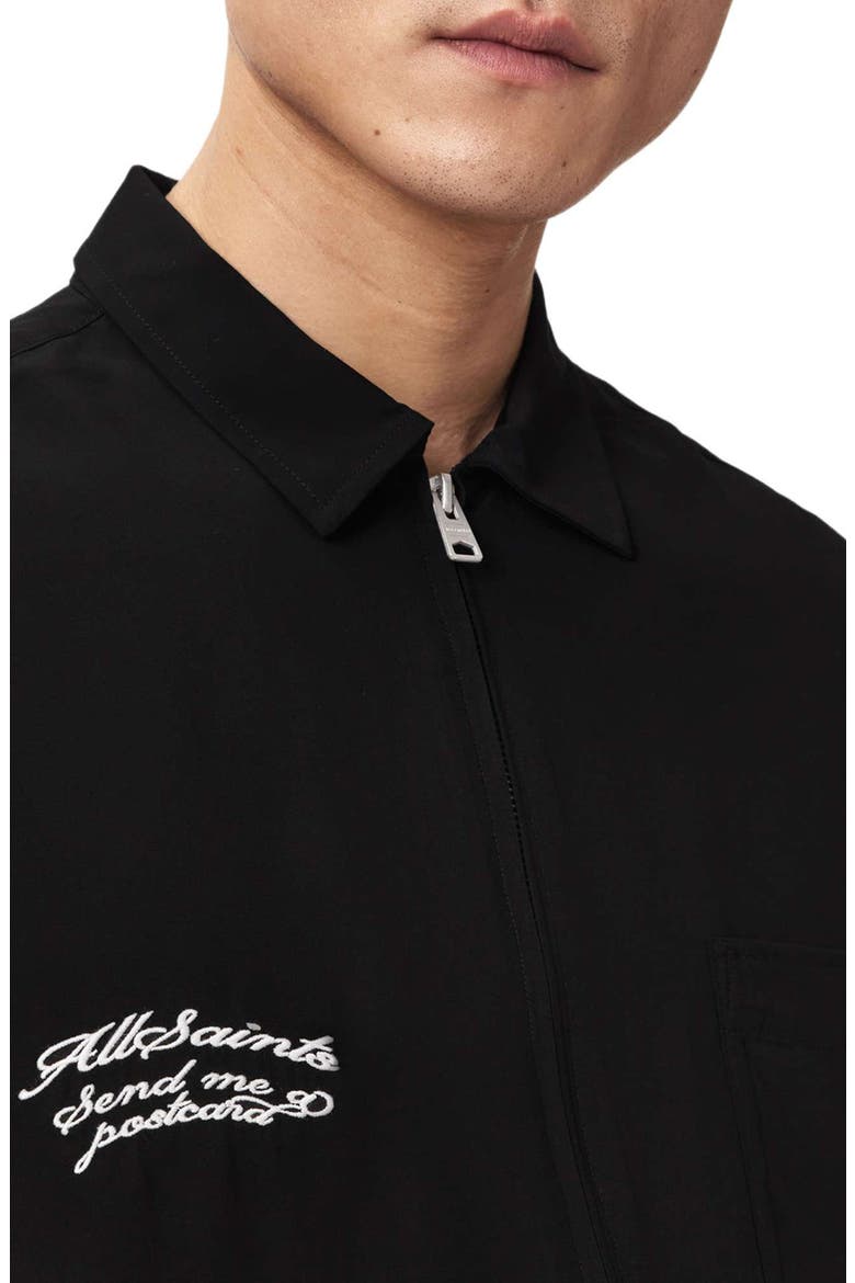 Buck Embroidered Jacket, Alternate, color, SURGE BLACK