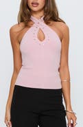 Princess Polly Glorious Stud Halter Top
