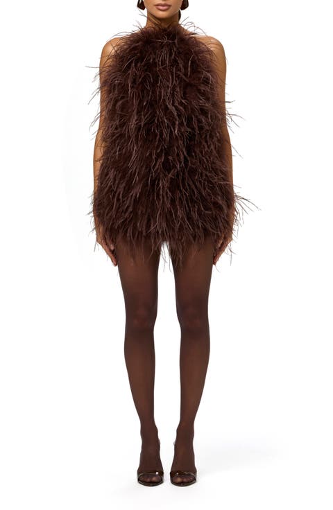 Feather Minidress