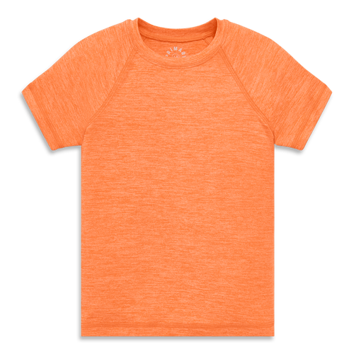 Primary Kids Staycool Tee In Cantaloupe