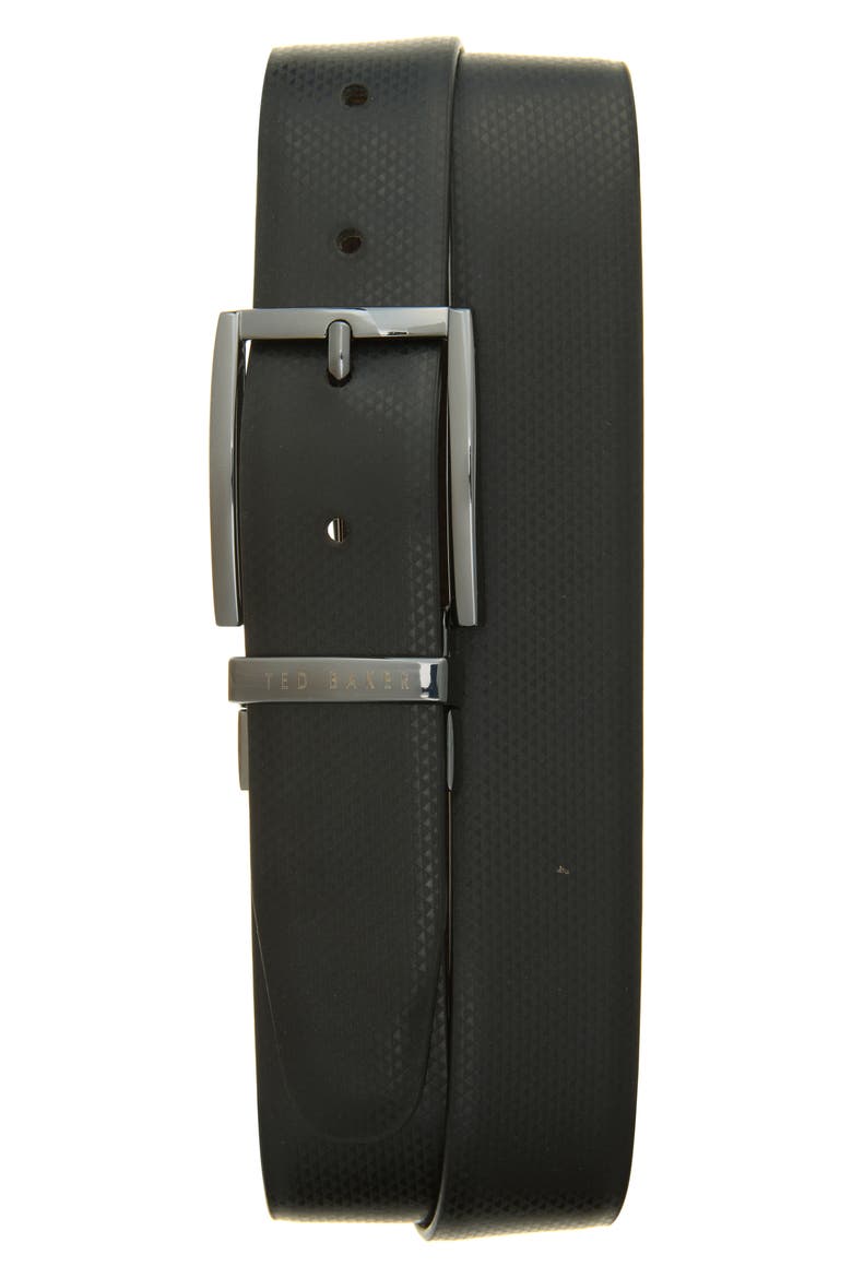 Reversible Leather Belt, Main, color, BLACK/ BROWN