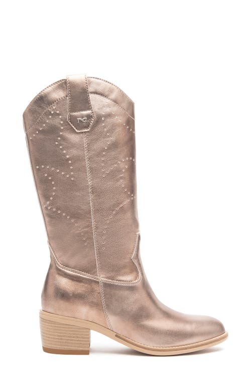 Nerogiardini Western Boot In Gold Western