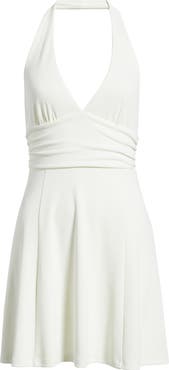 BP. Shirred Halter Minidress